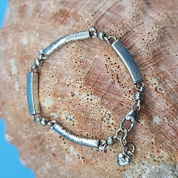 Brighton "Marrakesh" Scrollwork Linked Beaded Bracelet! A Brighton Classic! - Picture 6 of 9